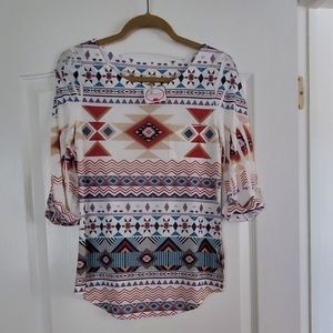Aztec print tunic